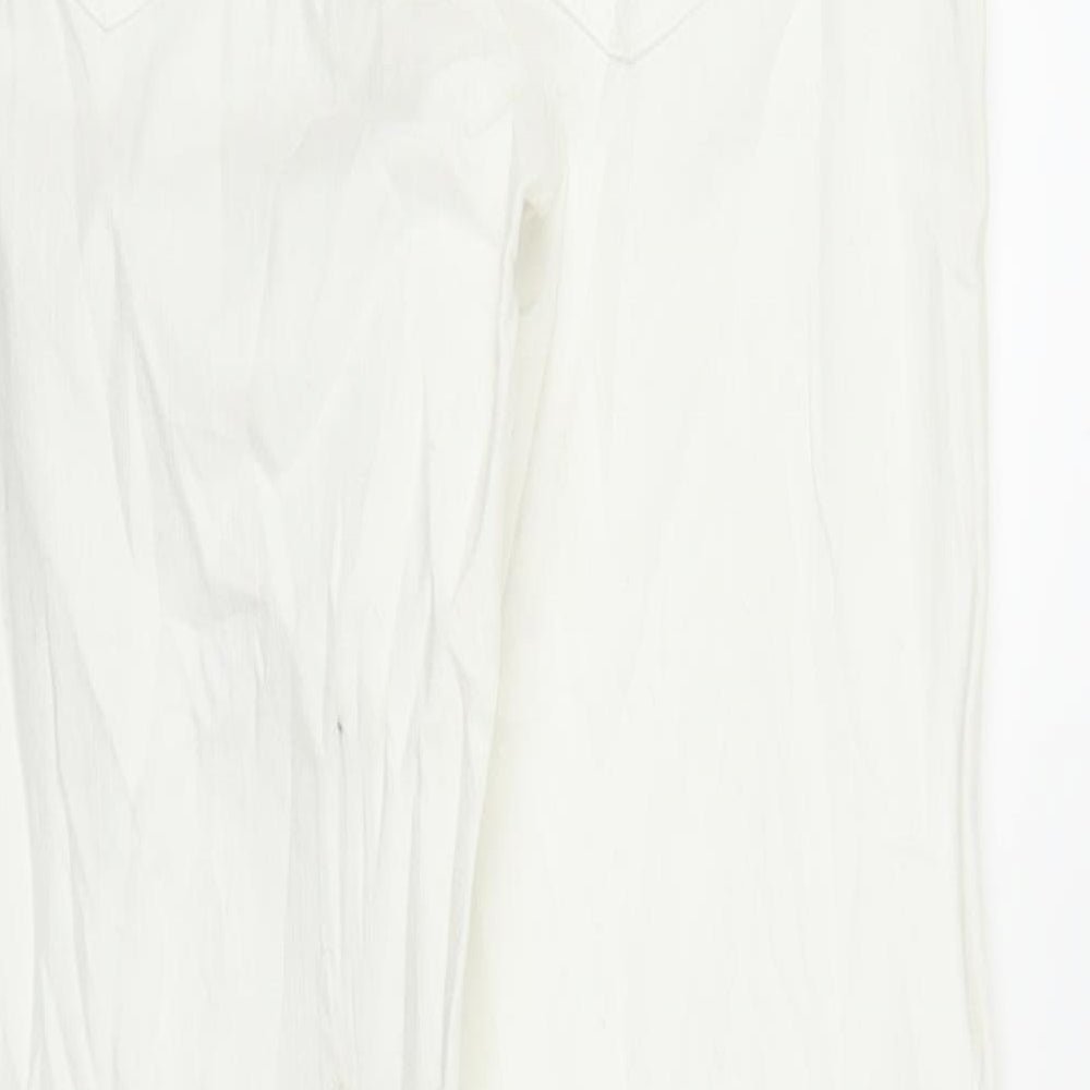 Janina Womens White Snow Pants Trousers Size 8 L25 in
