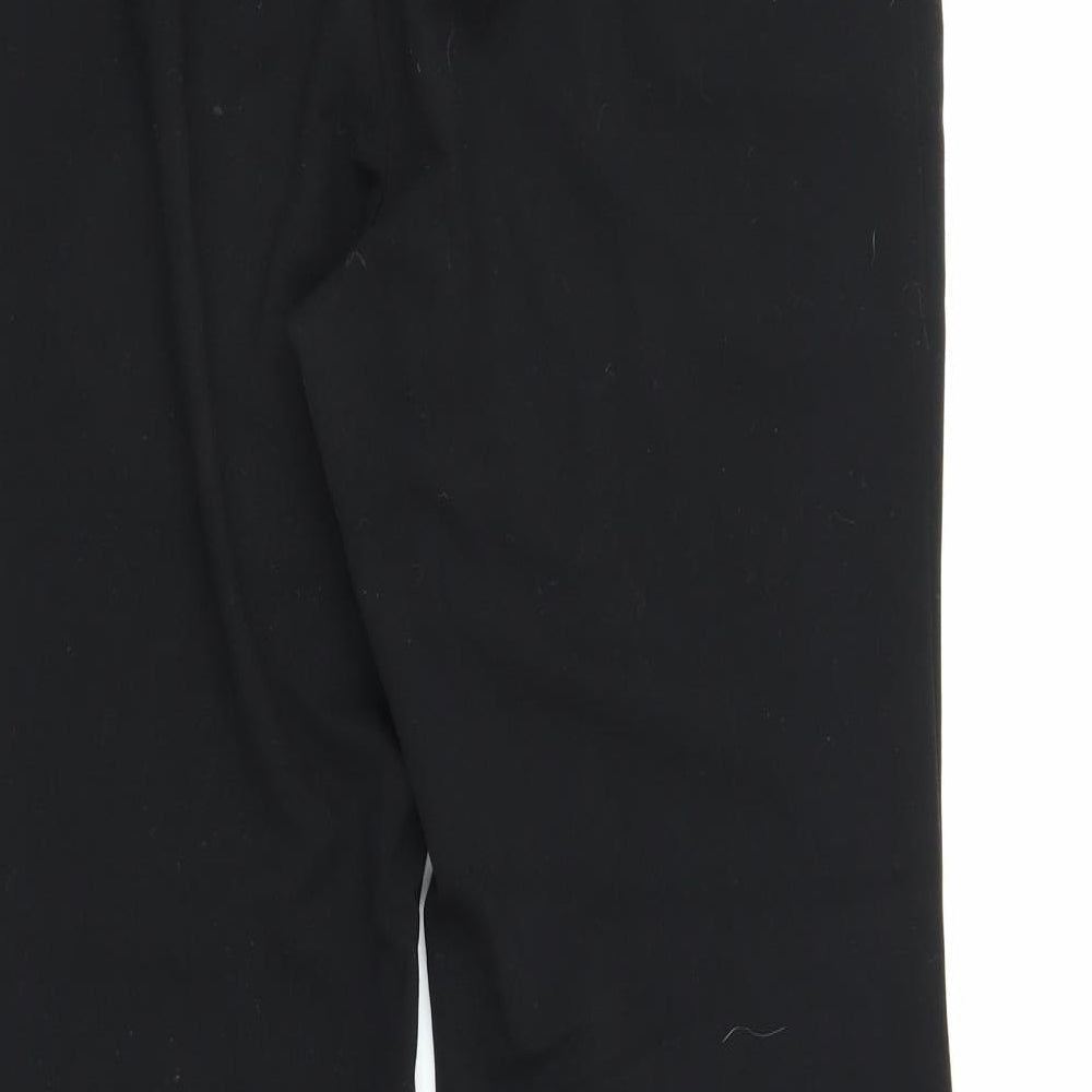 Marks & Spencer Womens Black Trousers Size 12 L25 in