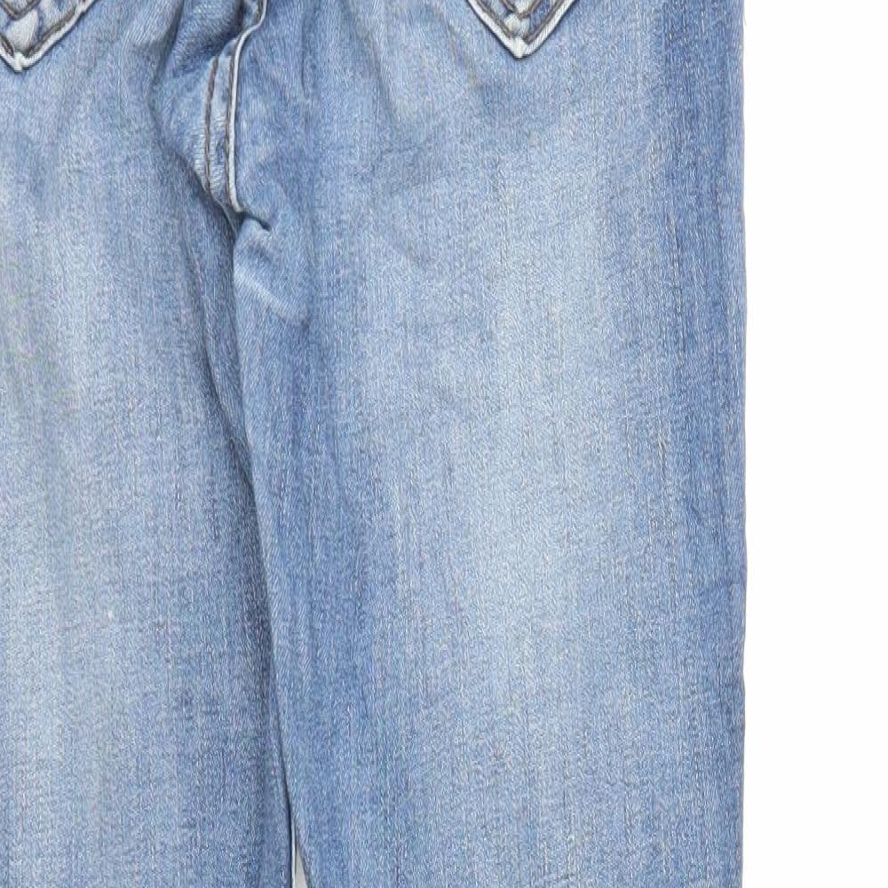 Laulia Womens Blue Denim Skinny Jeans Size 8 L26 in