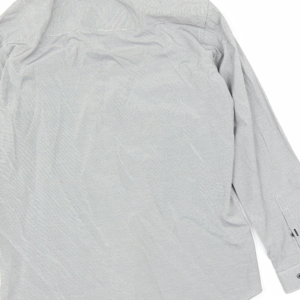 NEXT Mens Grey Button-Up Size 16