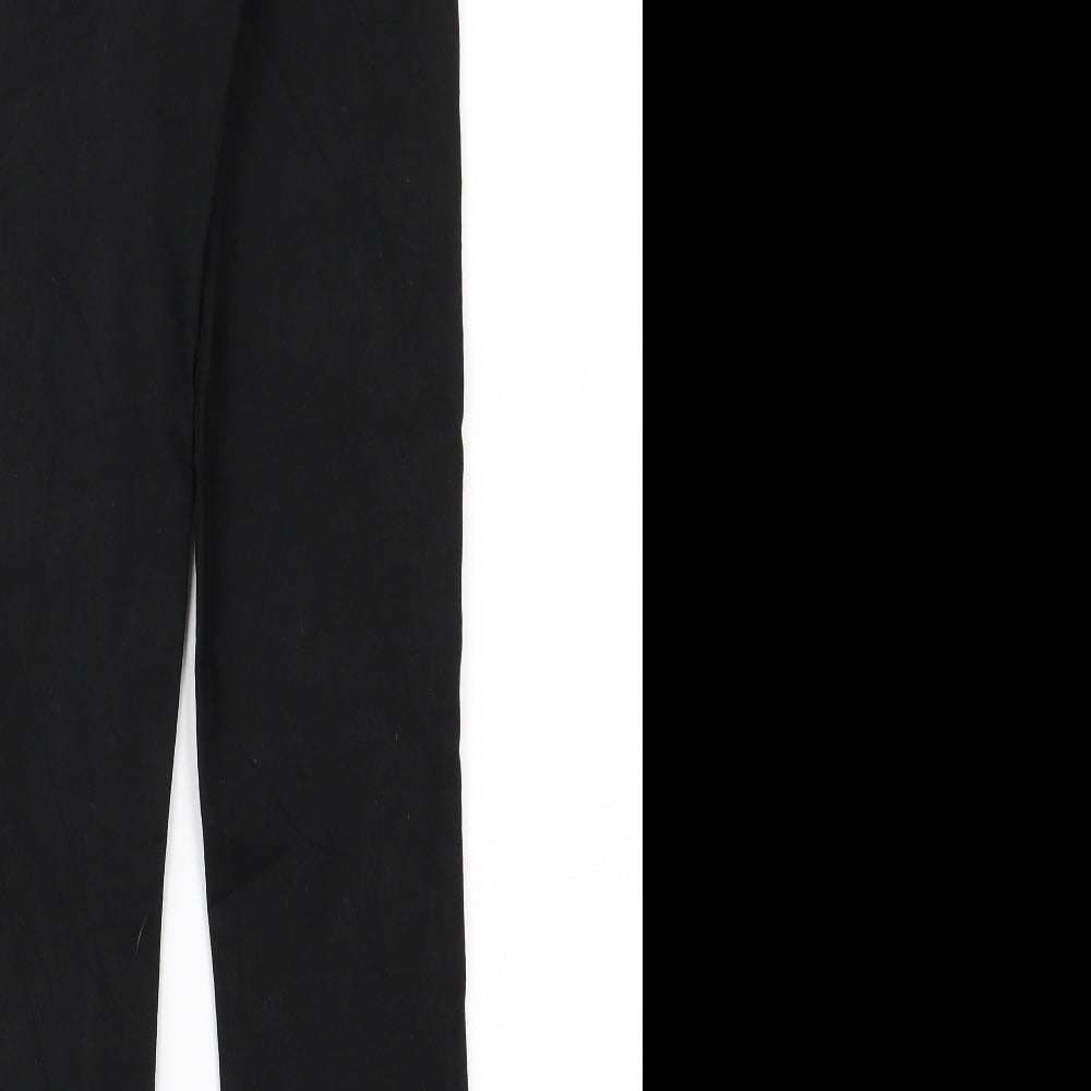 H&M Womens Black Trousers Size 8 L26 in