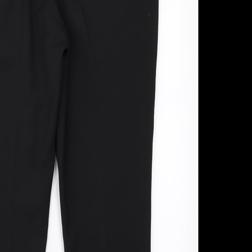 M&Co Womens Black Trousers Size 18 L24 in
