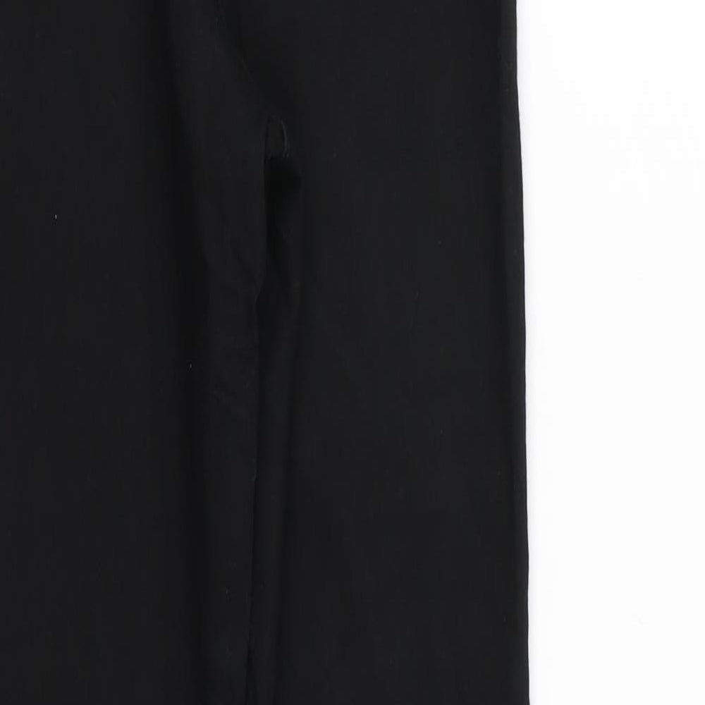 H&M Womens Black Trousers Size 6 L26 in