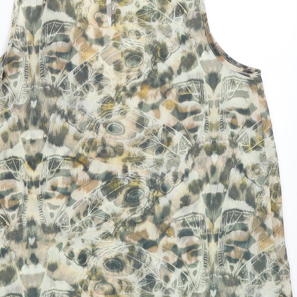 Atmosphere Womens Green Basic Blouse Size 12