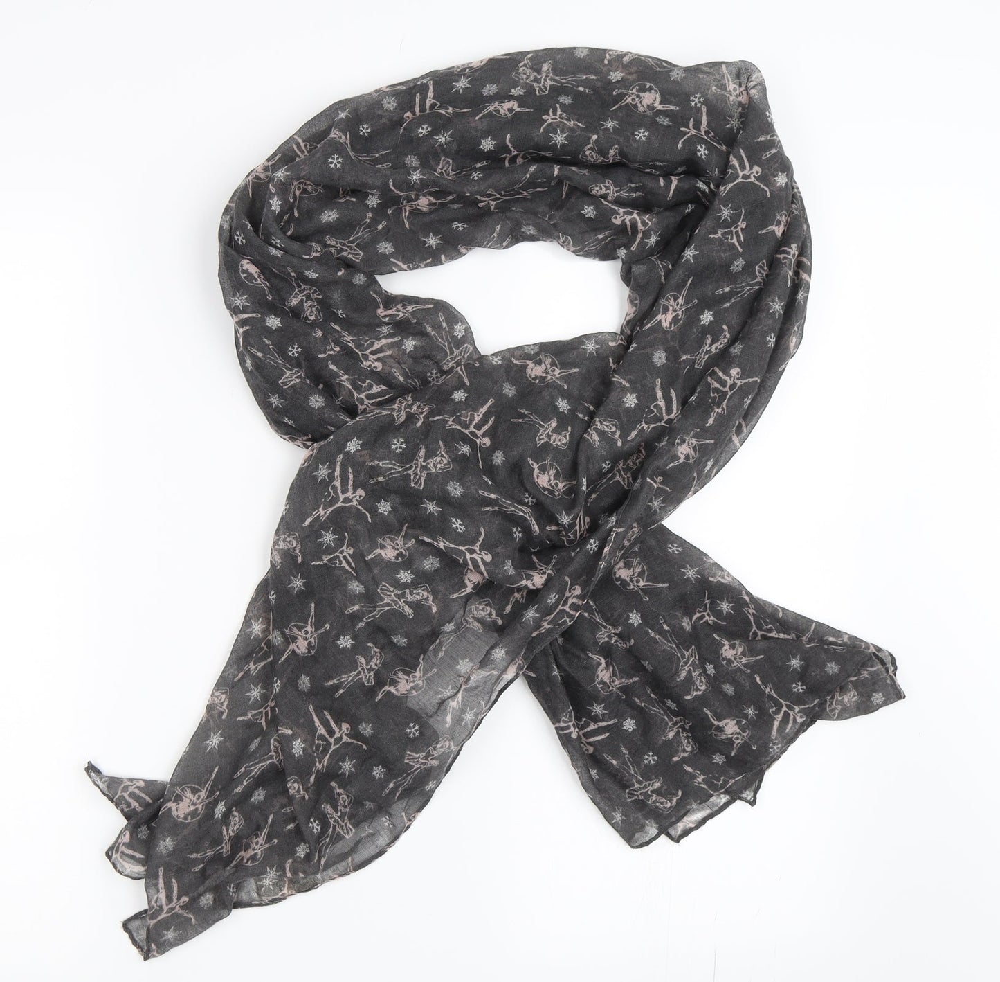 TU Womens Grey Shawl/Wrap