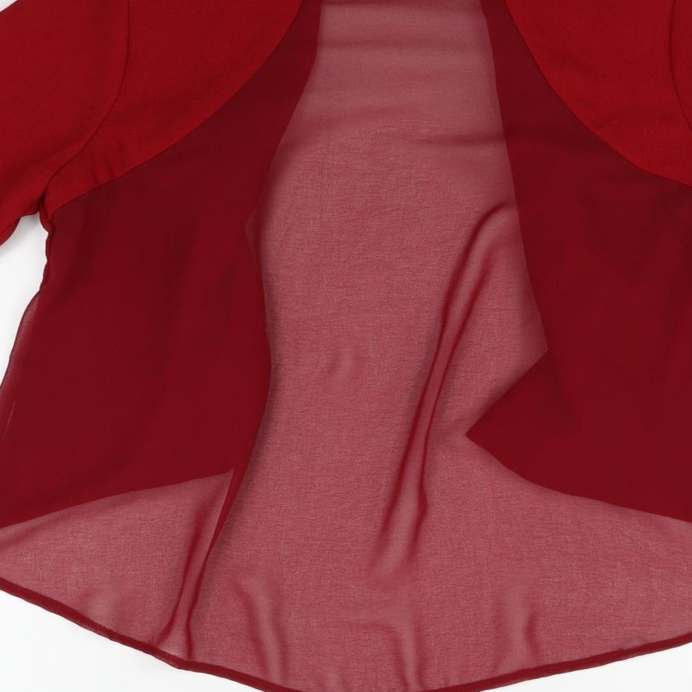 eVIE Womens Red Jacket Size 12