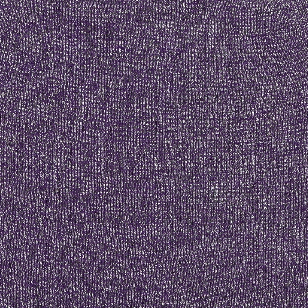 Bonmarché Womens Purple Pullover Jumper Size M