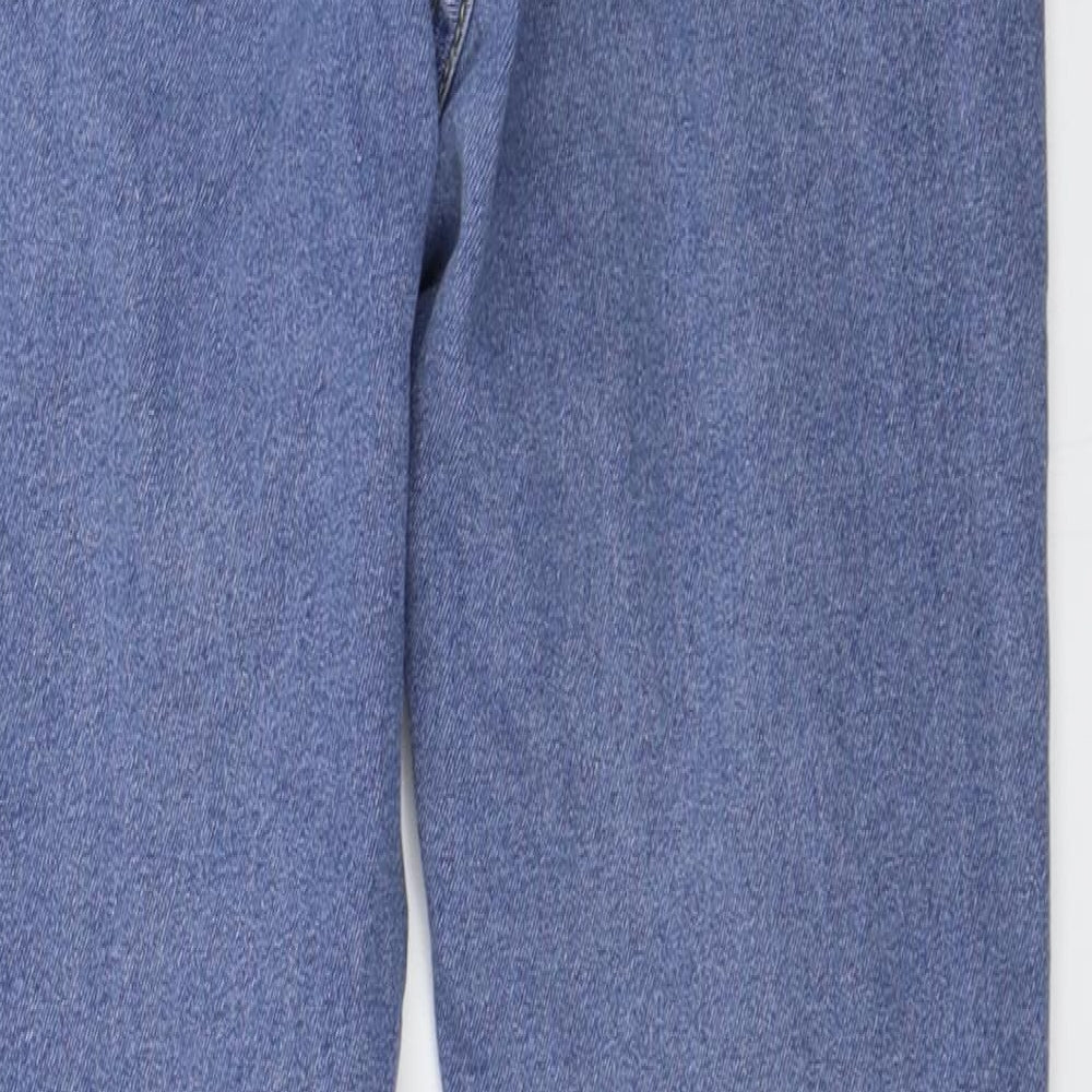 Boohoo Womens Blue Skinny Jeans Size 8 L24 in