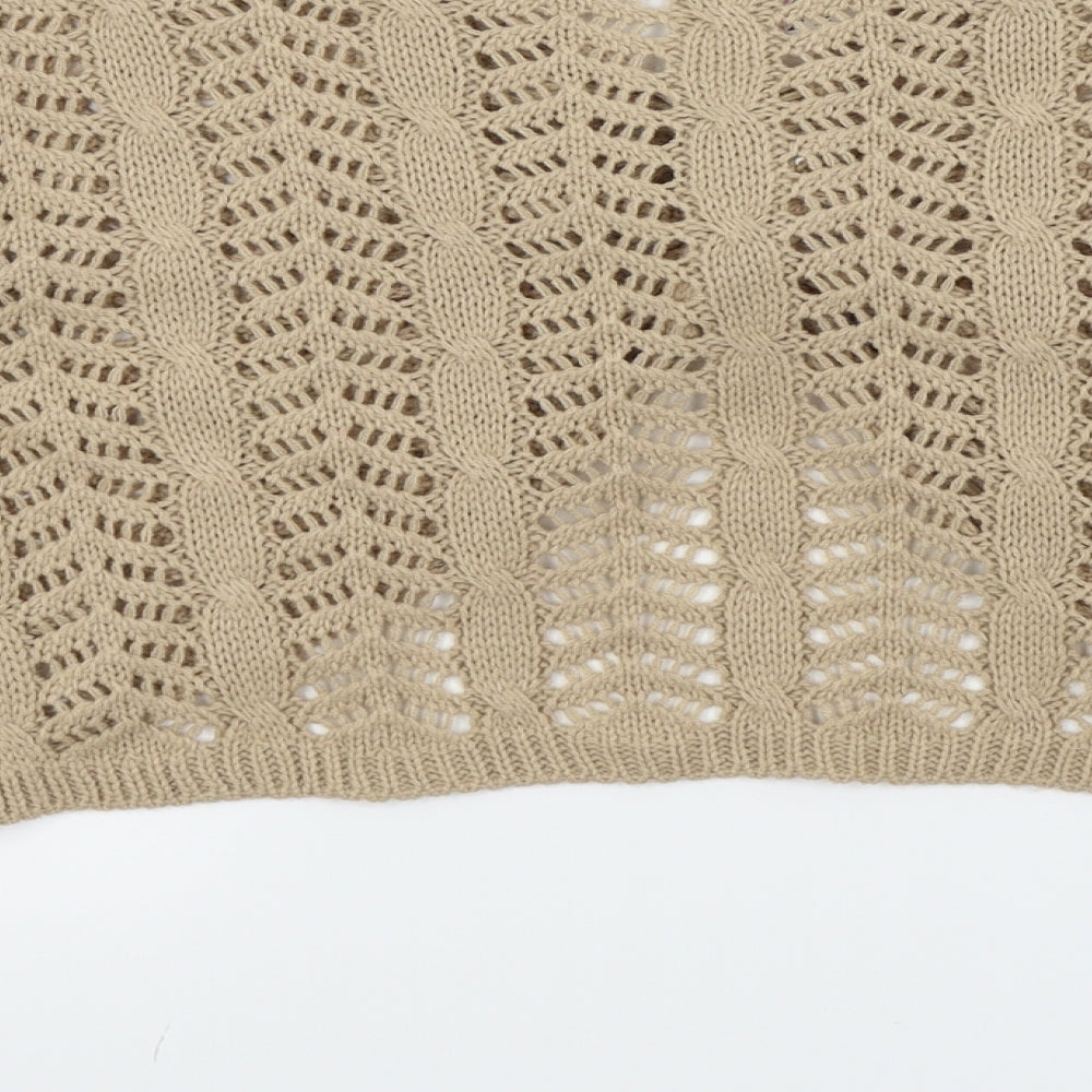 In the Style Womens Beige Pullover Jumper Size 8