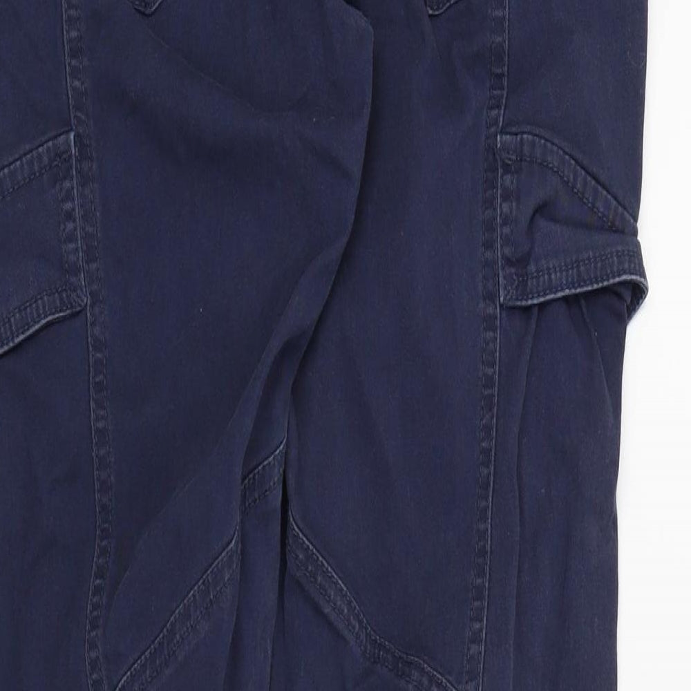 SUPPLIES Womens Blue Trousers Size 6 L29 in