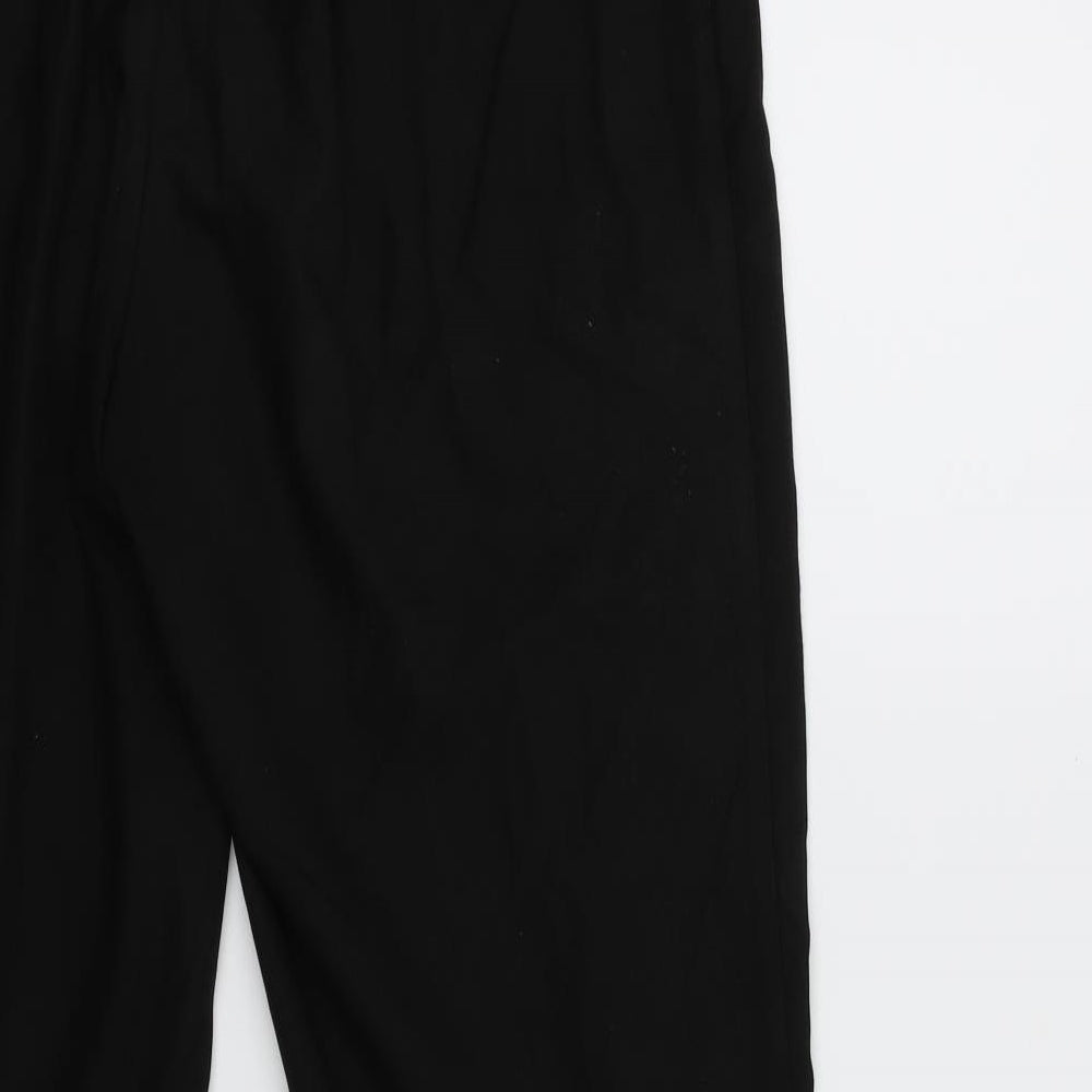 Debenhams Womens Black Trousers Size 10 L28 in