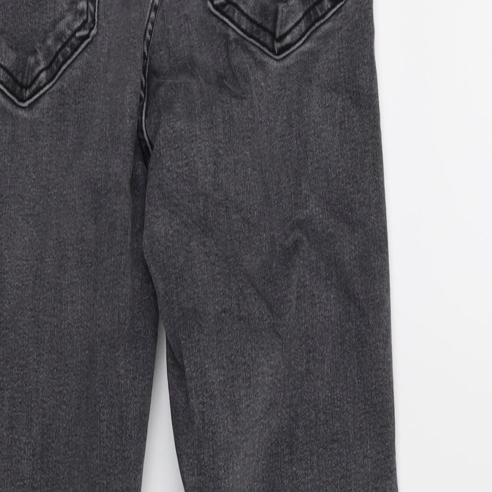 Topshop Womens Grey Denim Skinny Jeans Size 26 in L34 in