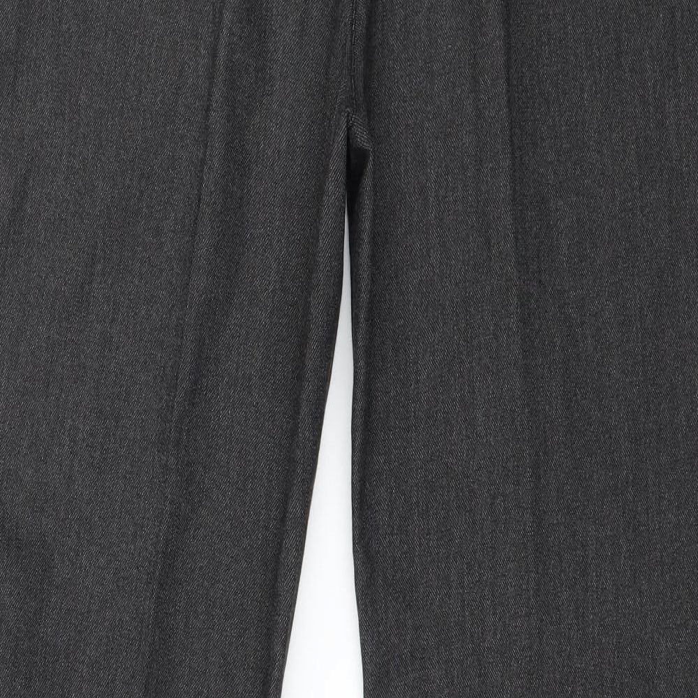 Maine New England Womens Grey Trousers Size 14 L30 in