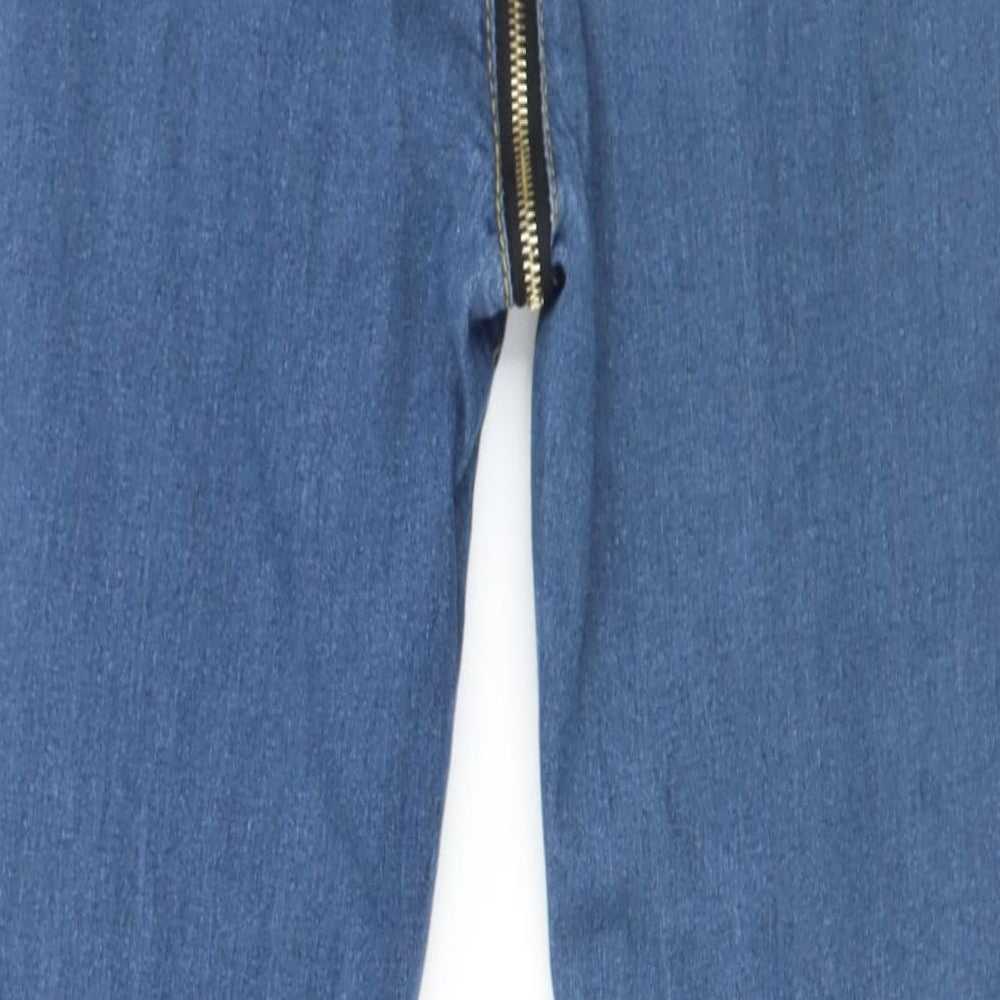 Preworn Womens Blue Denim Skinny Jeans Size S L28 in