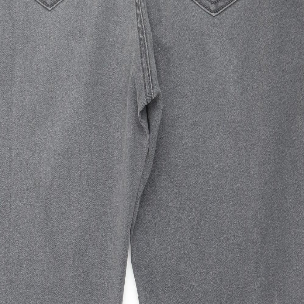 Preworn Womens Grey Denim Jegging Jeans Size 34 in L31 in