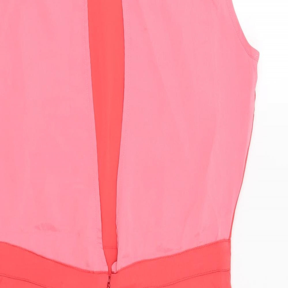 VERO MODA Womens Pink Shift Size 10