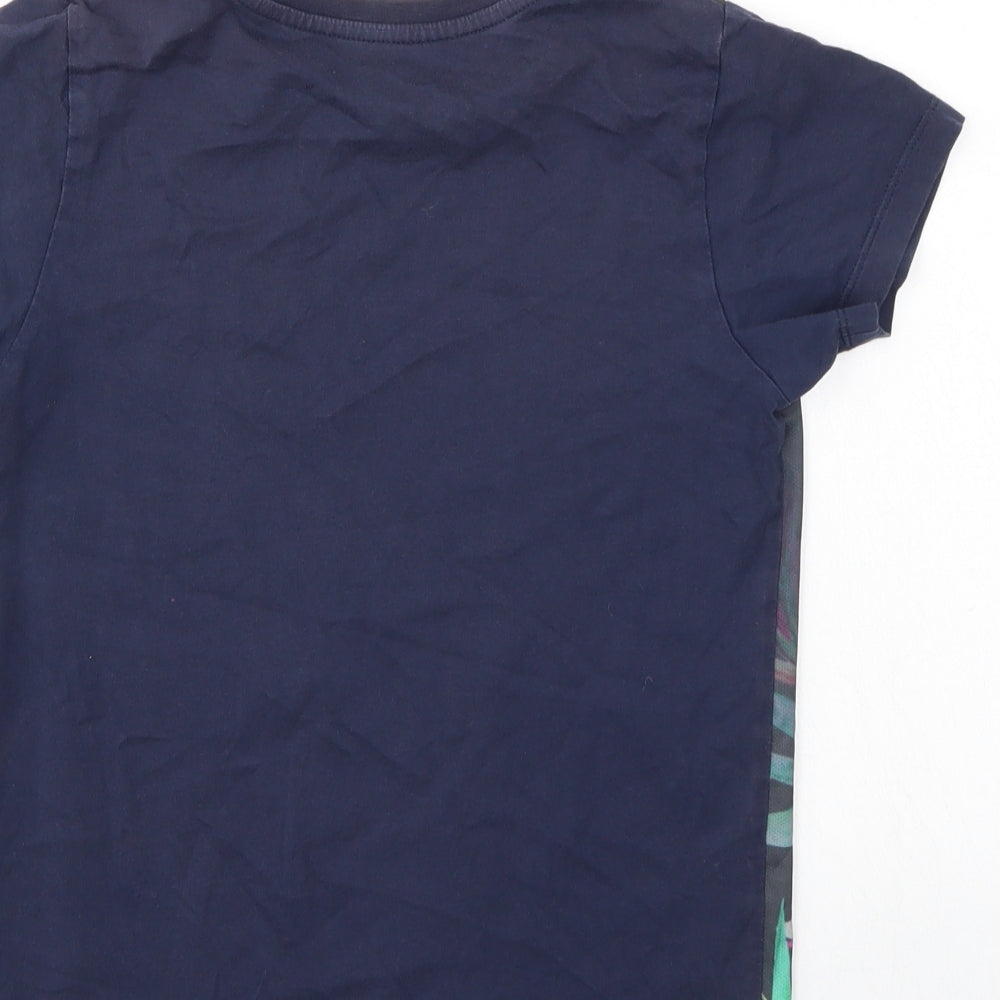Boys Boys Multicoloured Floral Basic T-Shirt Size 10 Years