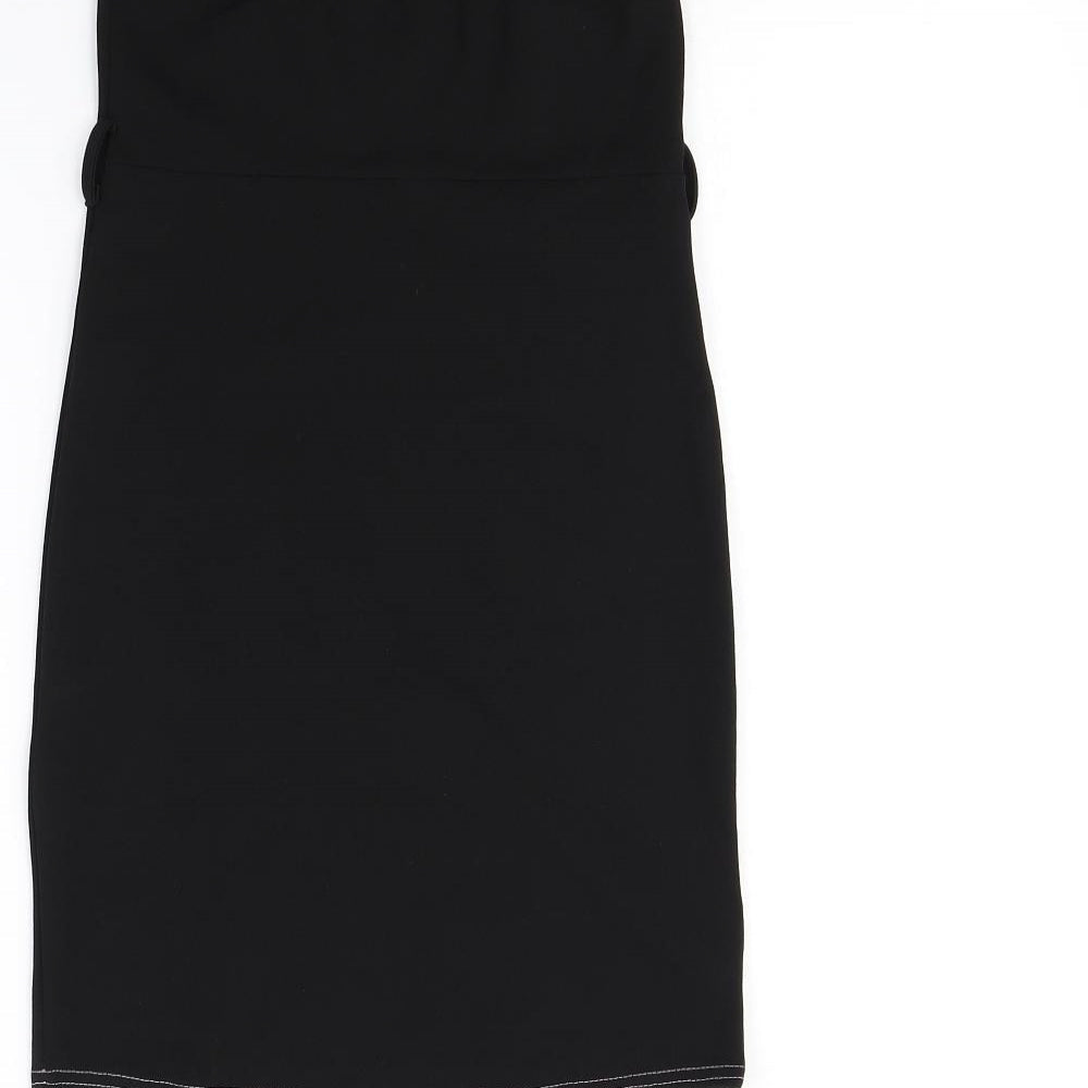 Boohoo Womens Black Mini Size 6