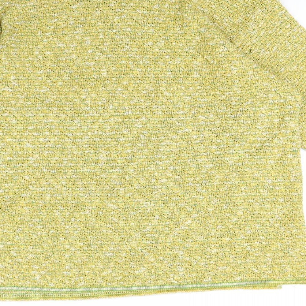 Cotton Works Womens Yellow Pullover Jumper Size S