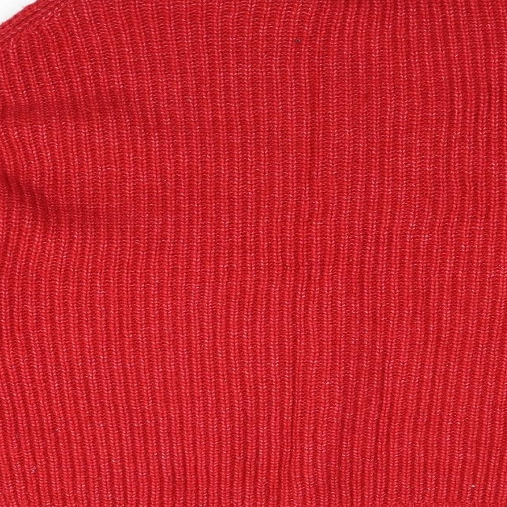 Primark Womens Red Knit Pullover Jumper Size XL