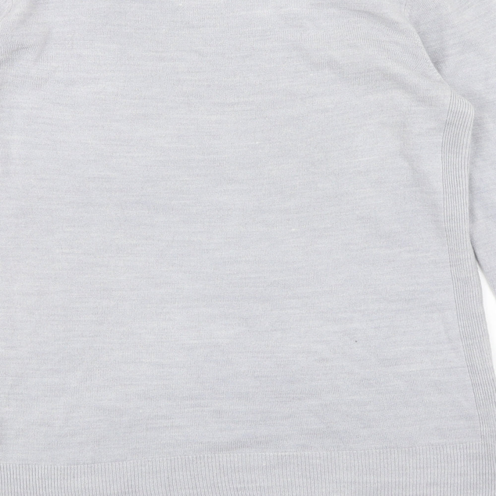 Dorothy Perkins Womens Grey Pullover Jumper Size 12