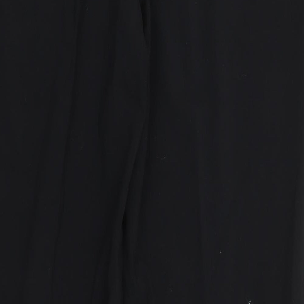 Marks & Spencer Womens Black Trousers Size 14 L28 in