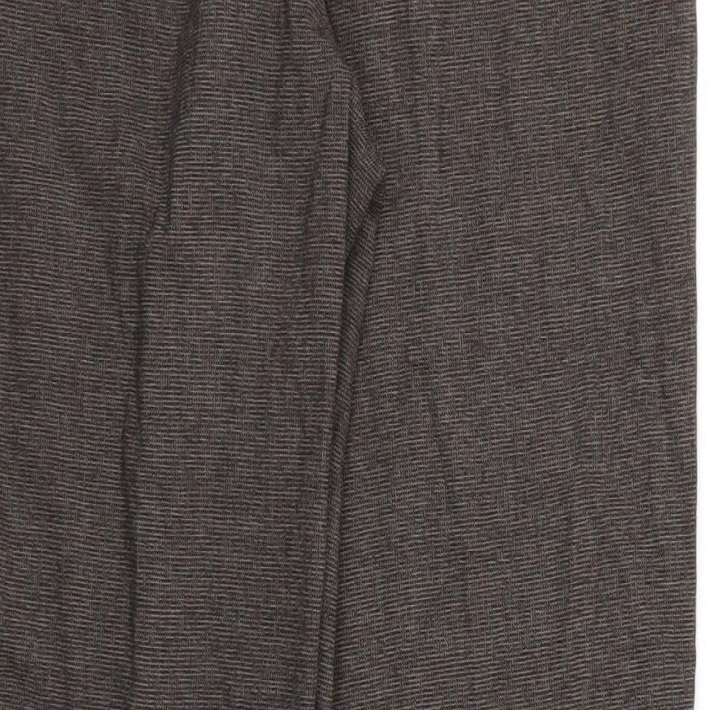 Asda George Womens Brown Trousers Size 12 L26 in
