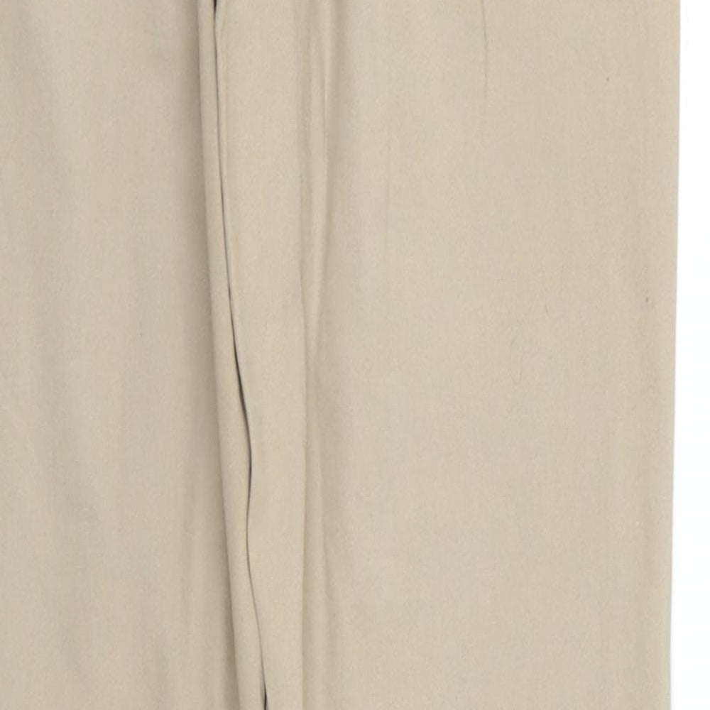 denim and co Womens Beige Chino Trousers Size 12 L31 in