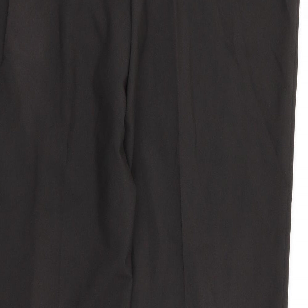 Marks & Spencer Womens Brown Trousers Size 14 L26 in