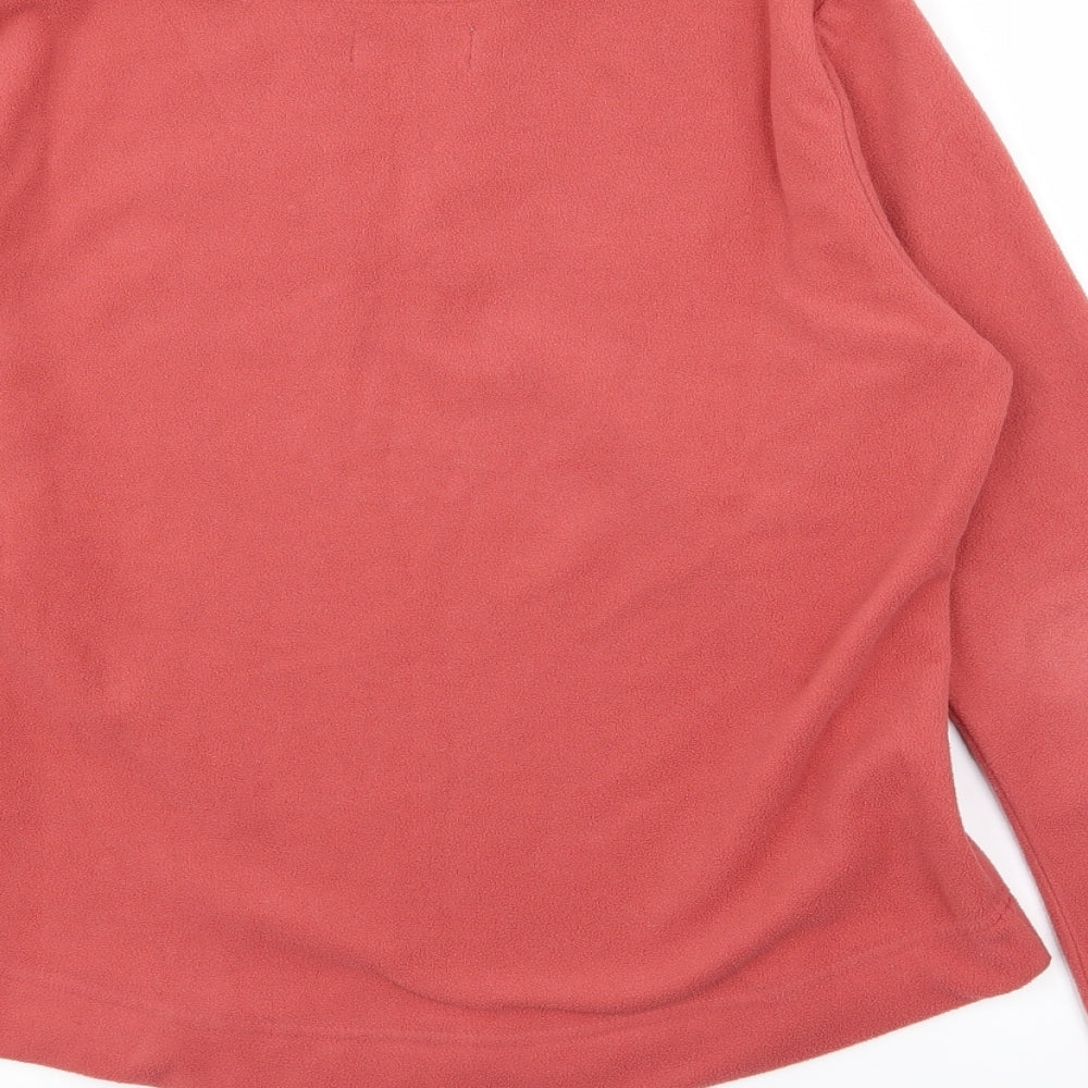 Active Womens Pink Pullover Jumper Size 10
