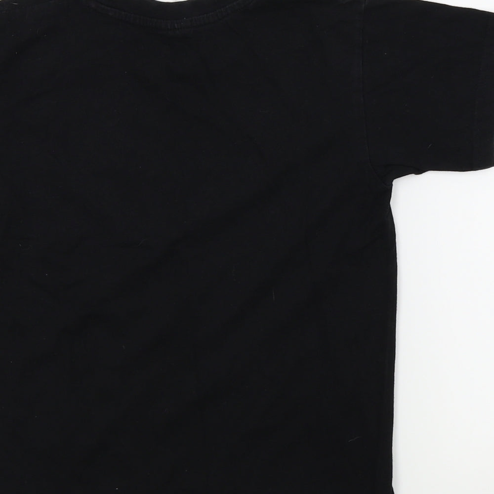 B&C Boys Black Colourblock Basic Casual Size 7-8 Years