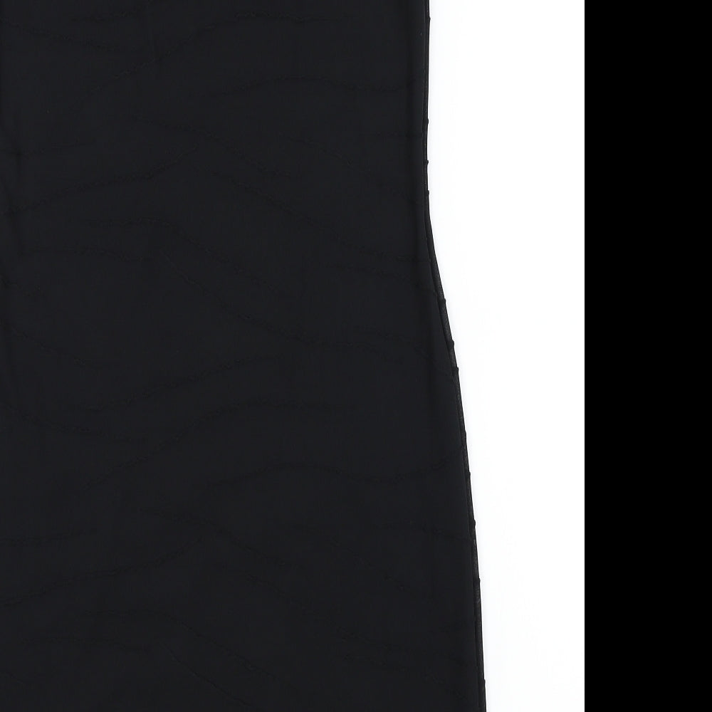 Wallis Womens Black A-Line Size 12
