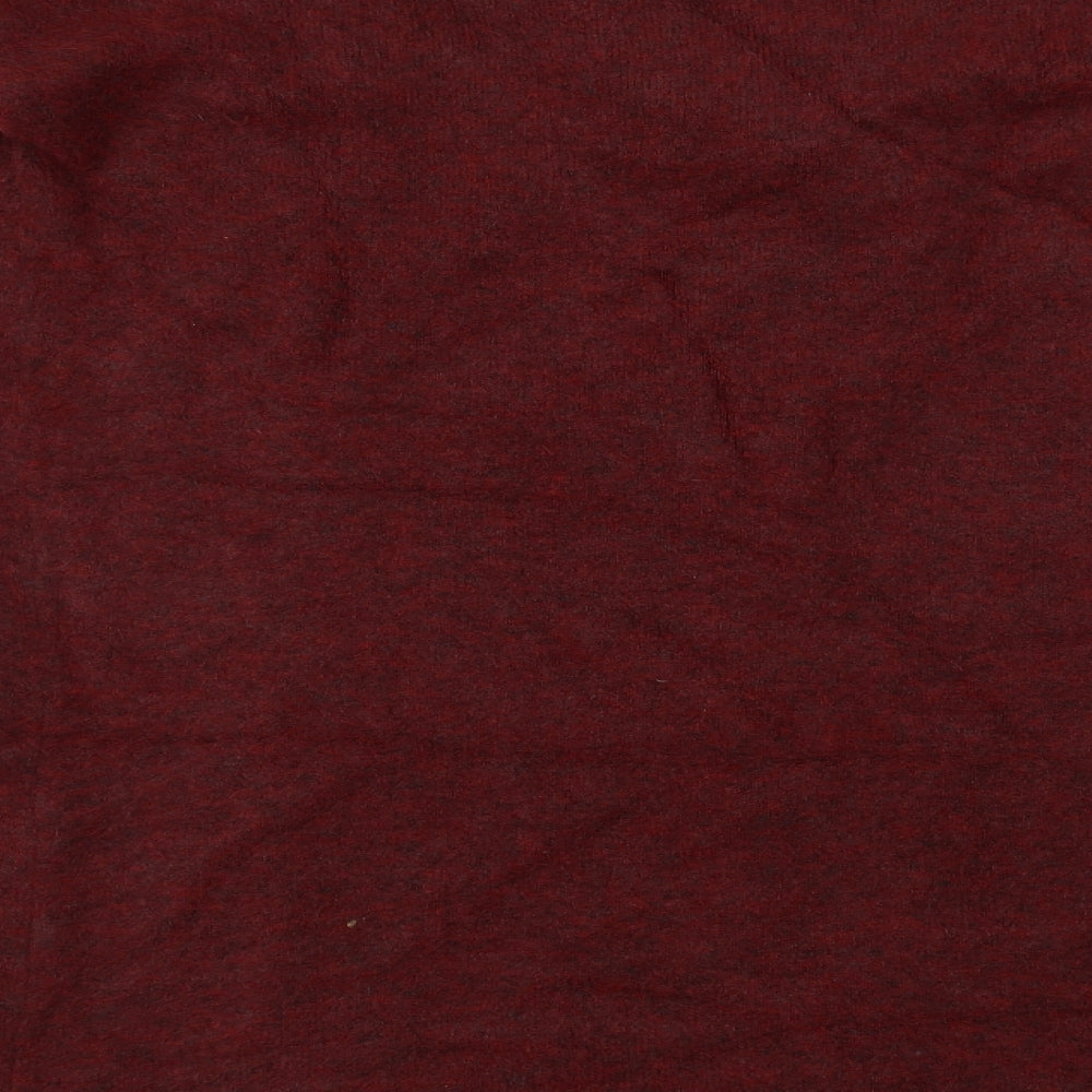 ashb Womens Red Cardigan Jumper Size M