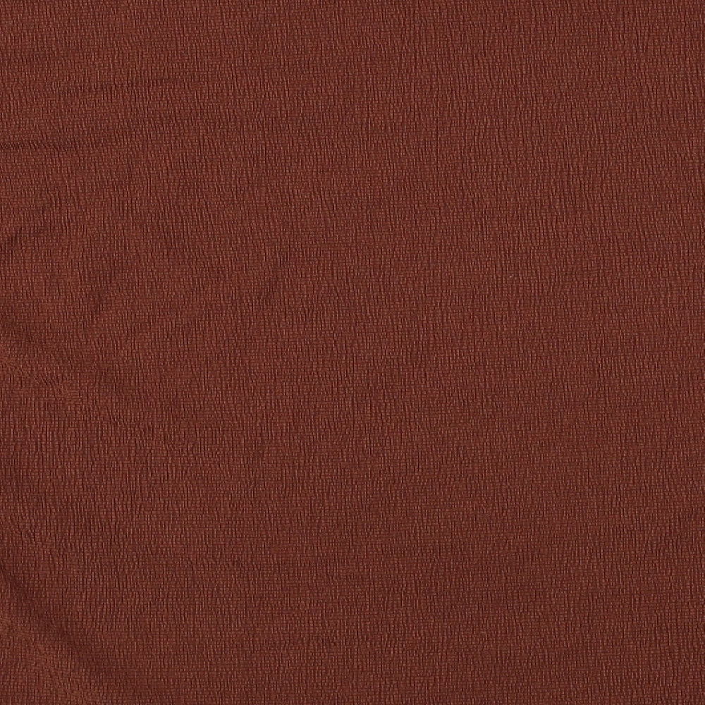 Pull&Bear Womens Brown Basic Blouse Size XS