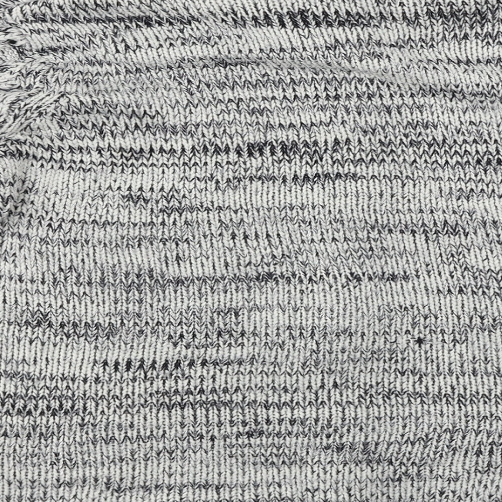 Pure & Natural Womens Grey Cardigan Jumper Size 16