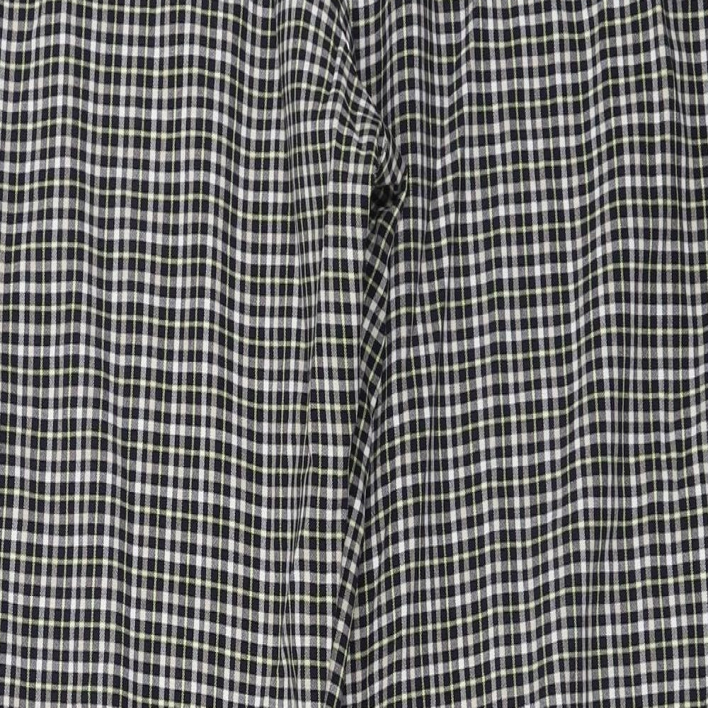 ROBELL Womens Grey Check Trousers Size 32 in L25 in
