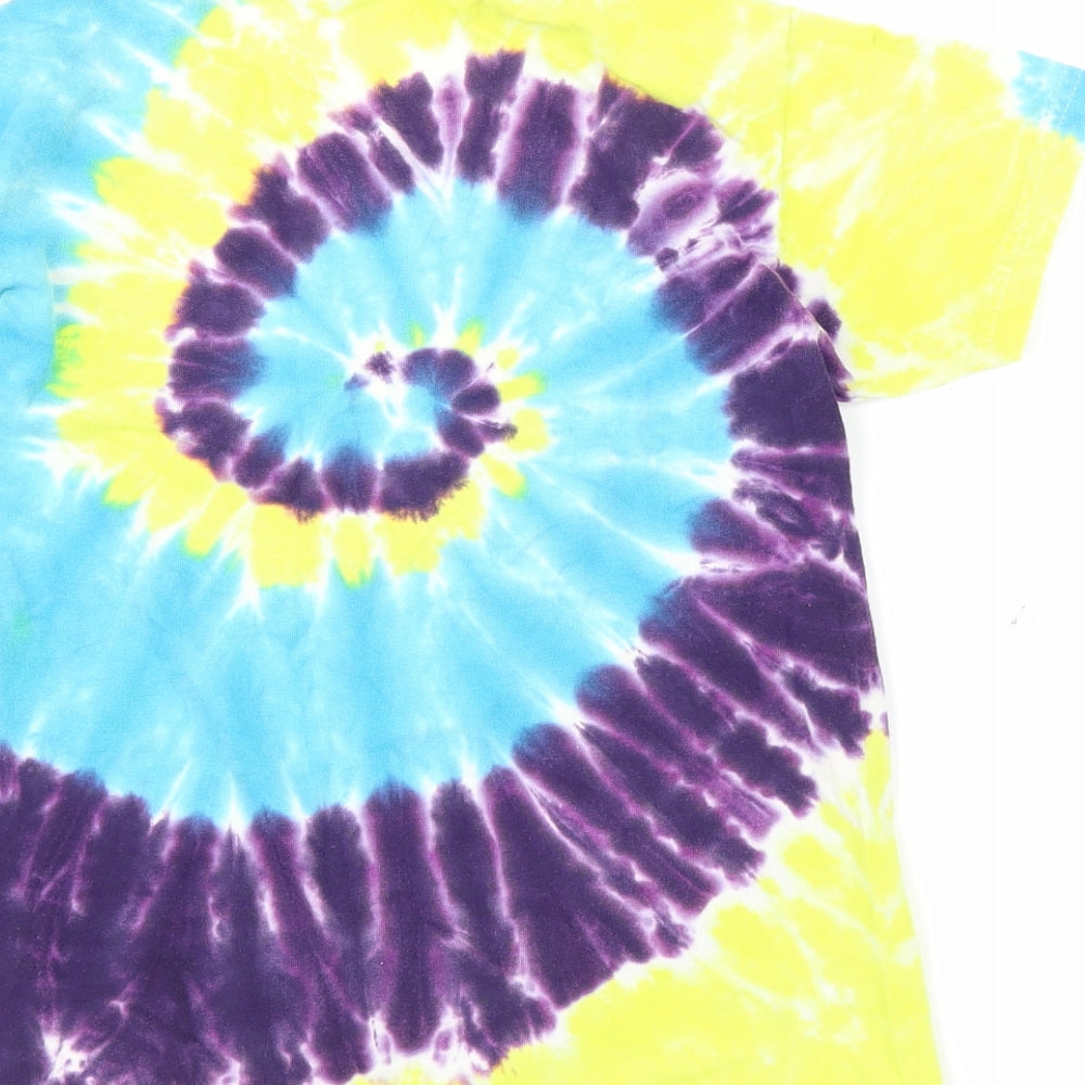 Gildan Boys Multicoloured Basic T-Shirt Size XS - Tie Dye