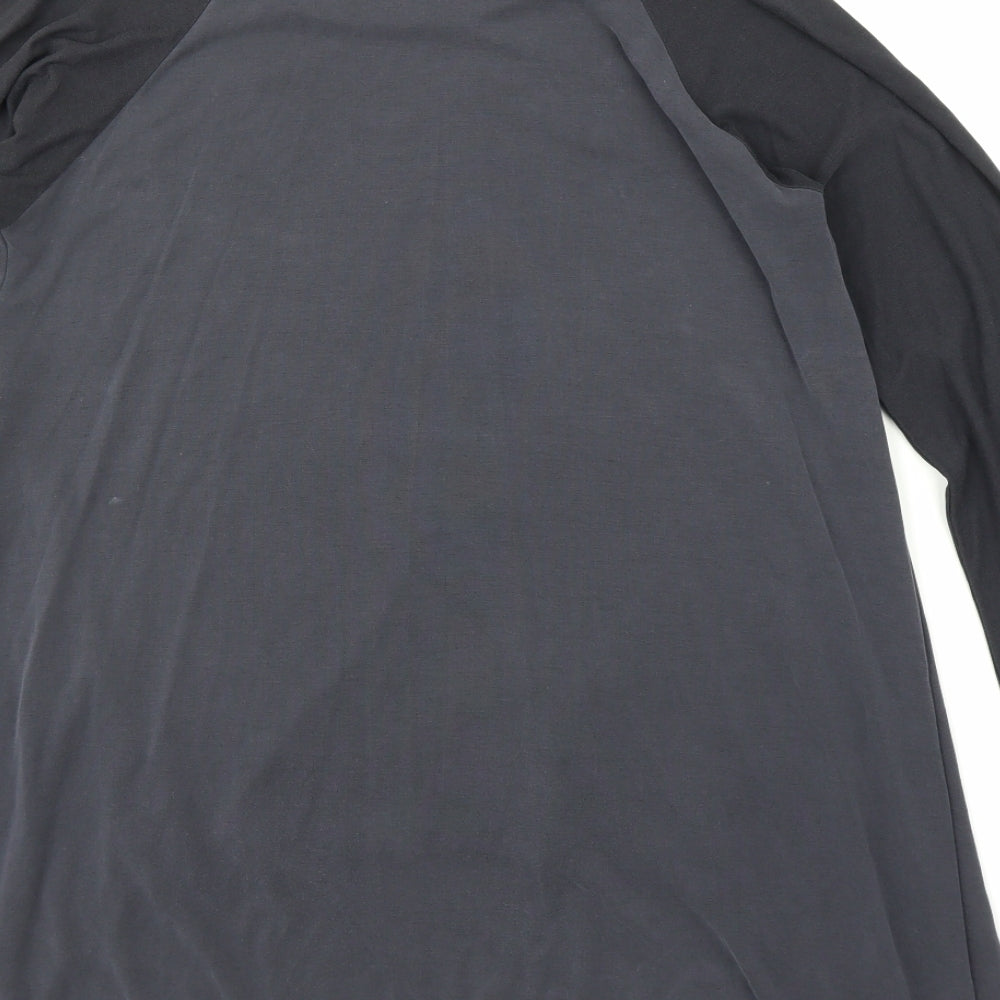 Life with Bird Womens Grey Basic Blouse Size 10