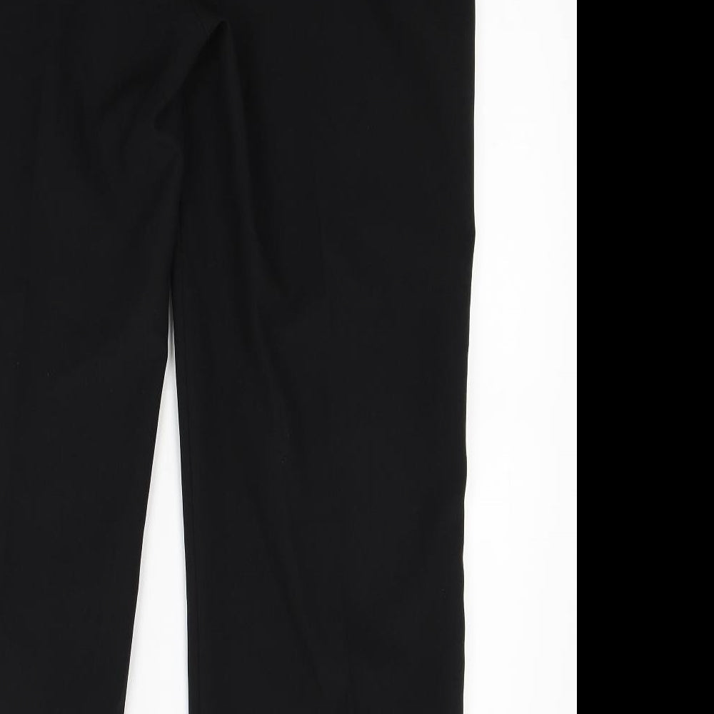Peacocks Womens Black Trousers Size 16 L26 in