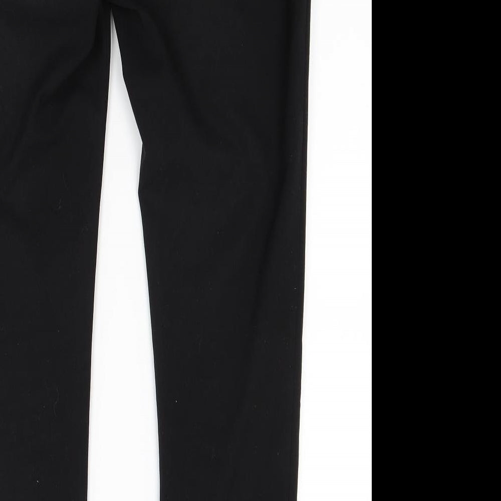 H&M Womens Black Trousers Size 8 L27 in