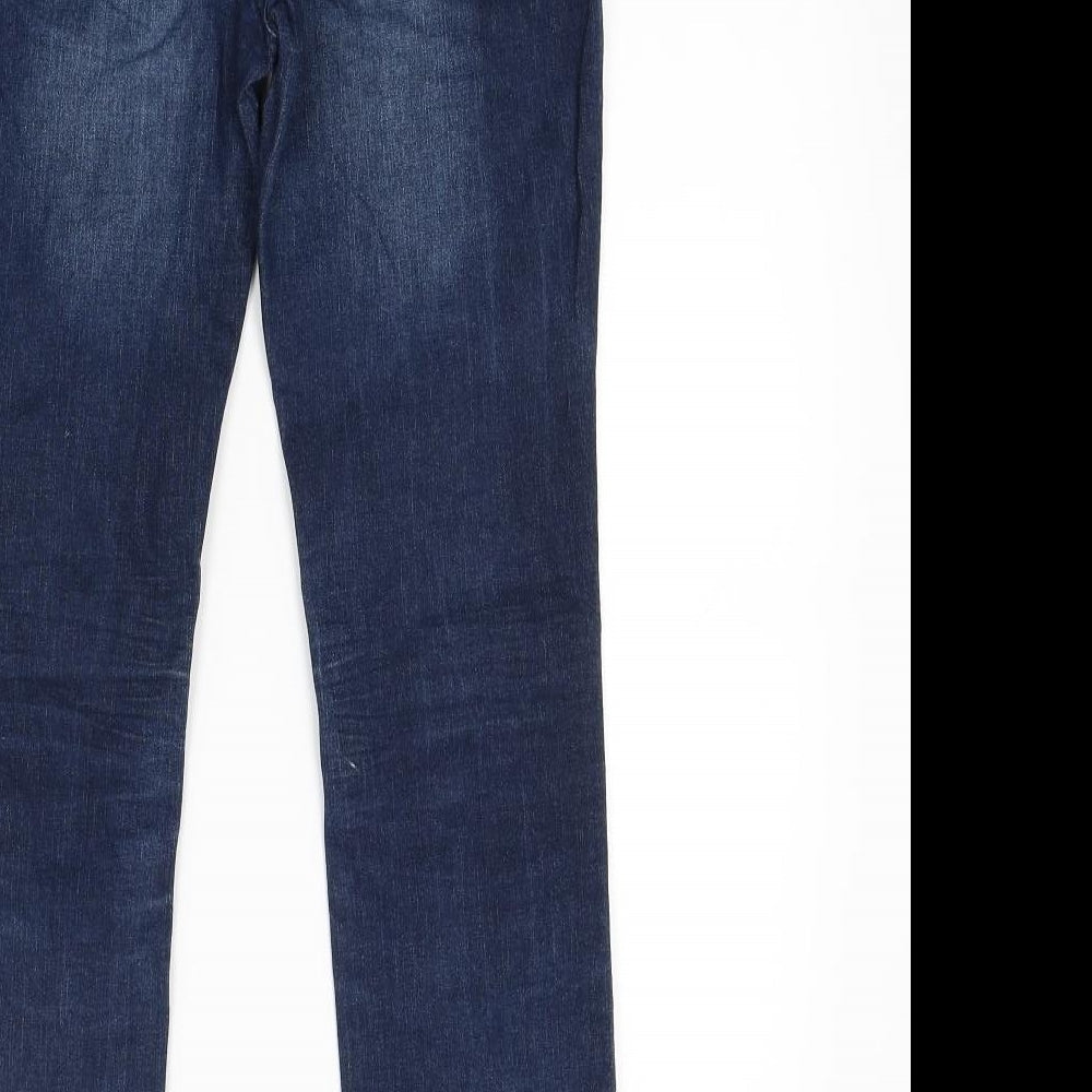 Rainbow Womens Blue Denim Skinny Jeans Size 10 L26 in