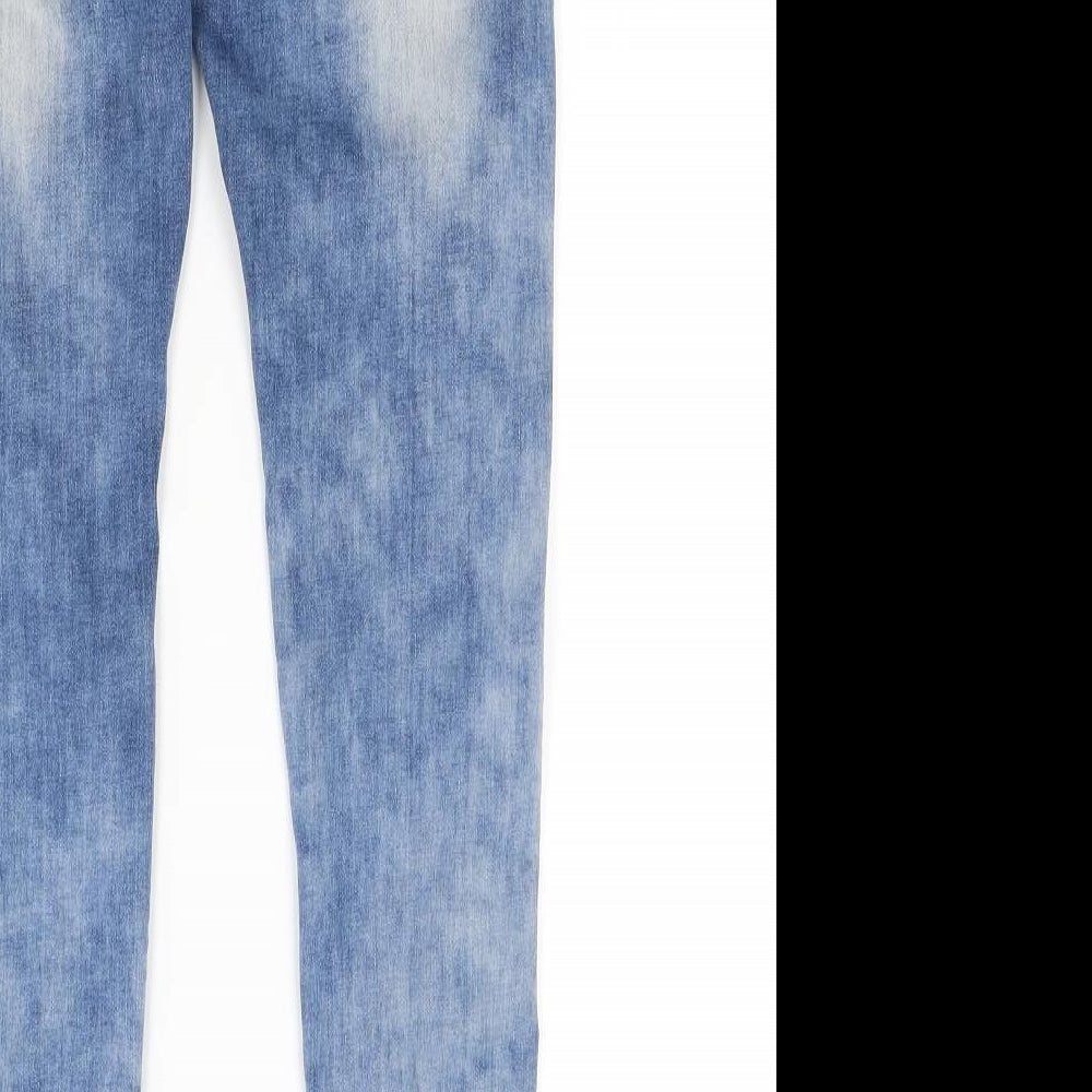 Miss Rj Womens Blue Denim Skinny Jeans Size 8 L24 in