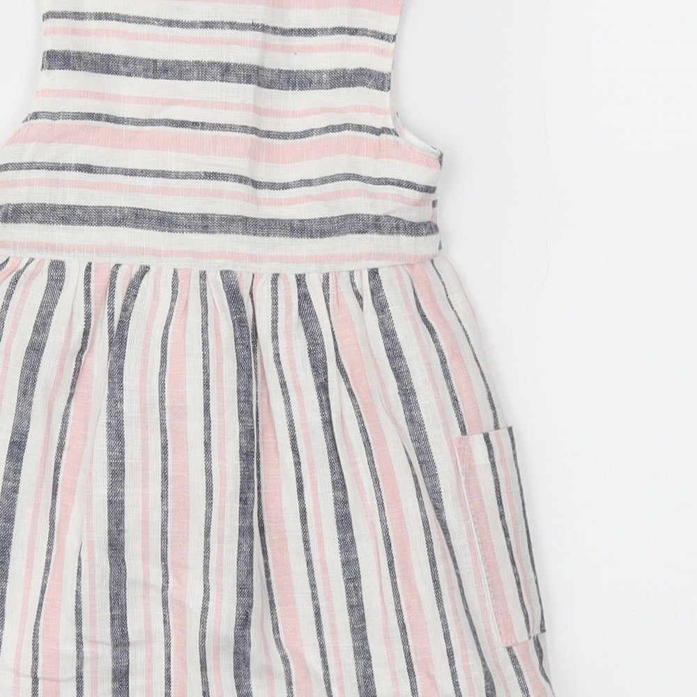 Primark Girls Pink Spotted Fit & Flare Size 6-9 Months