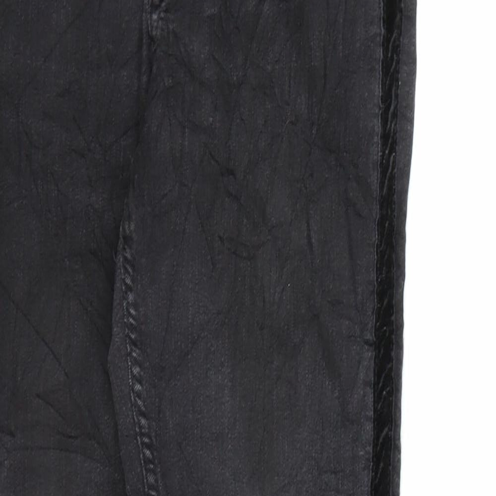 ESMARA Womens Black Denim Skinny Jeans Size 10 L28 in