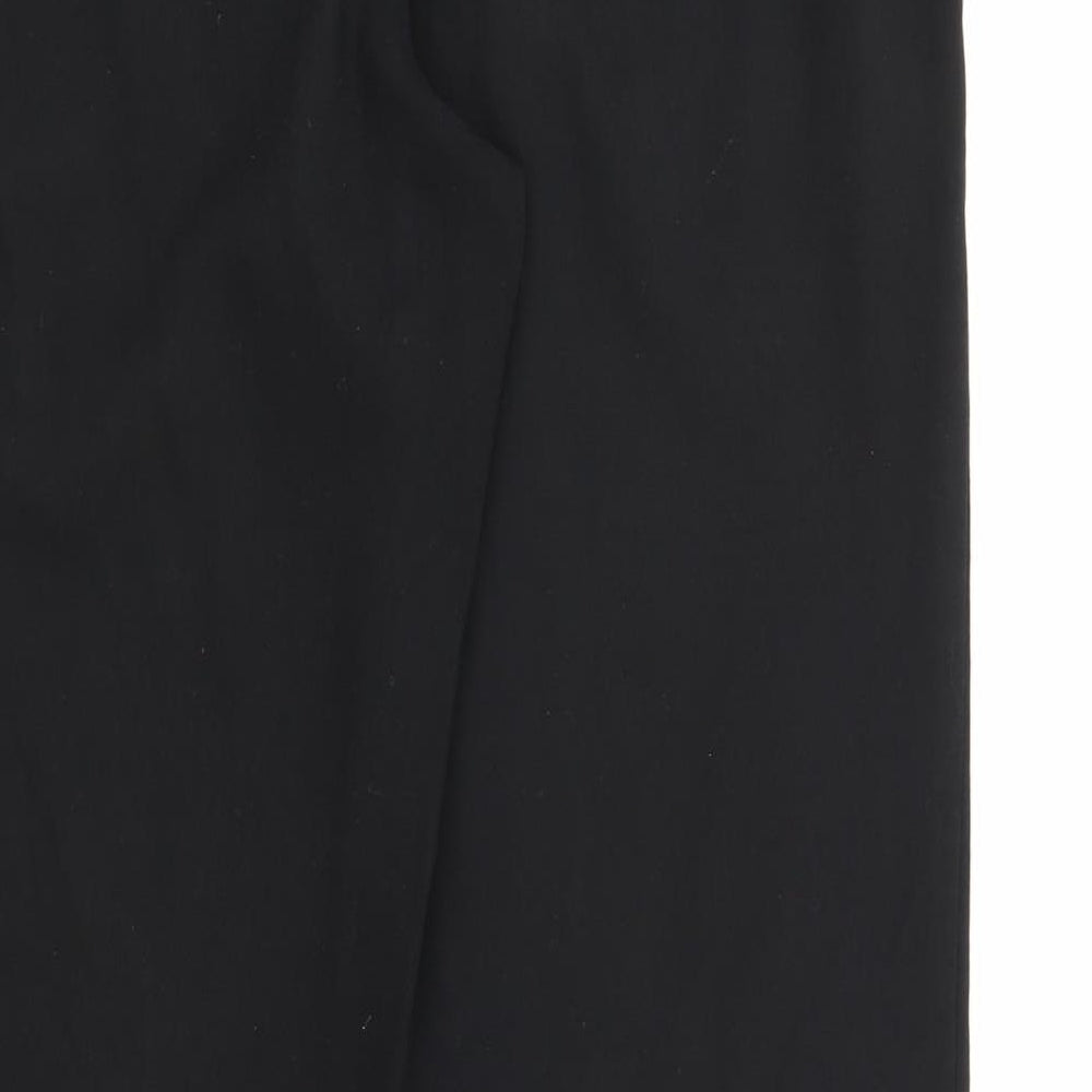 Next Womens Black Rayon Dress Pants Trousers Size 12 L28 in