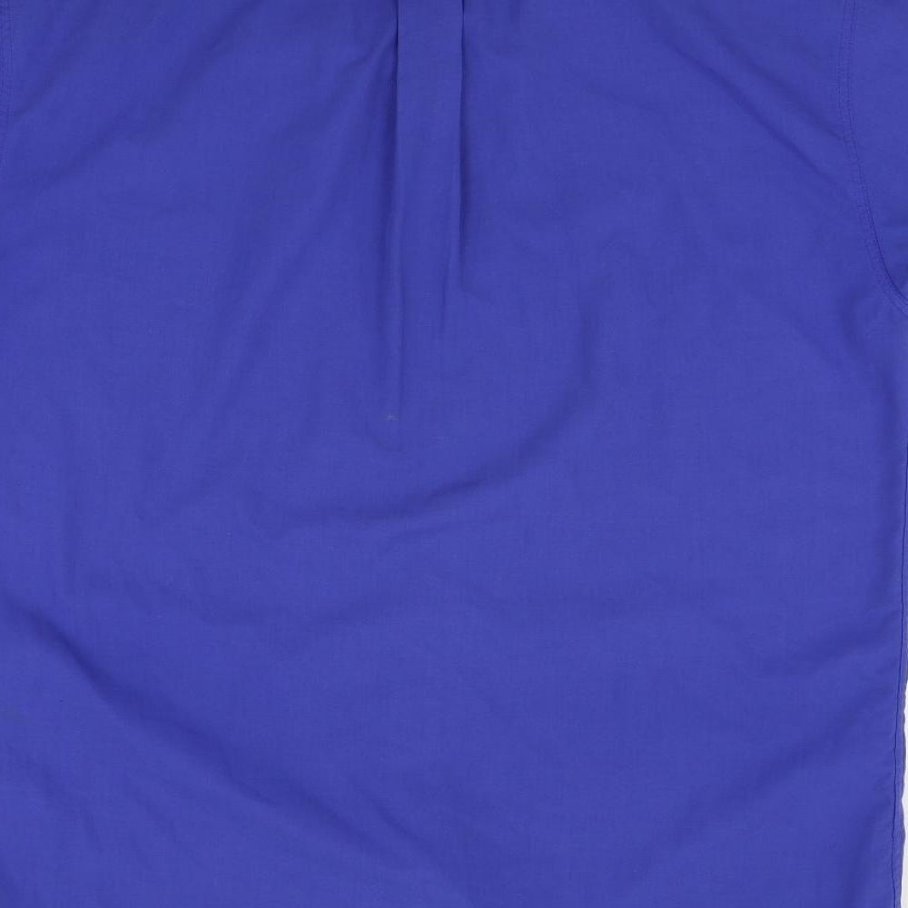 Pierre Cardin` Womens Blue Basic Button-Up Size M