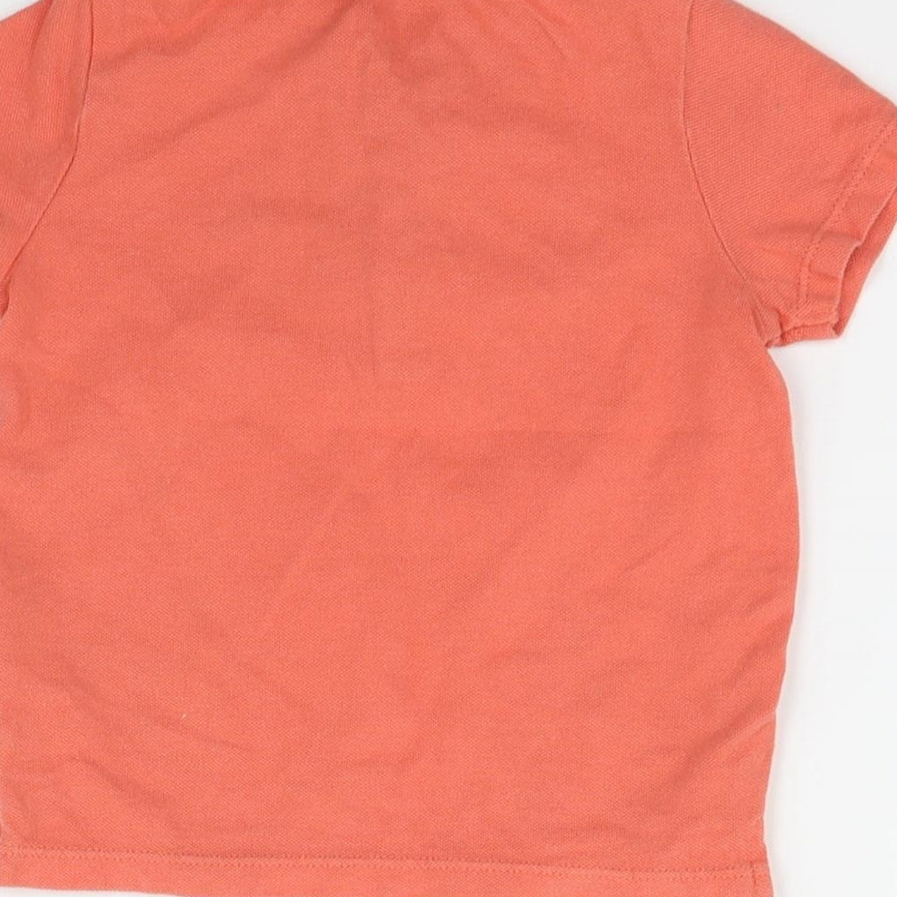 F&F Orange Basic Polo Size 12-18 Months