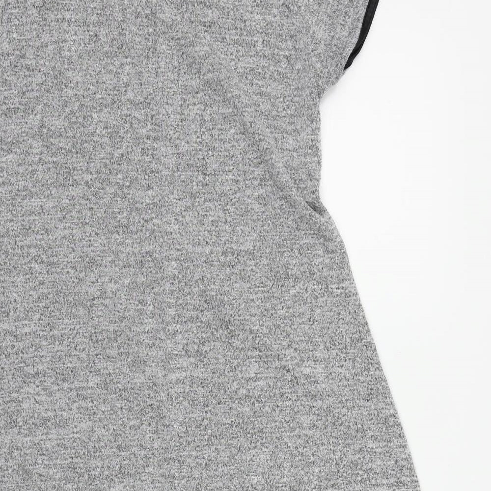 IZABEL Womens Grey Fit & Flare Size 8