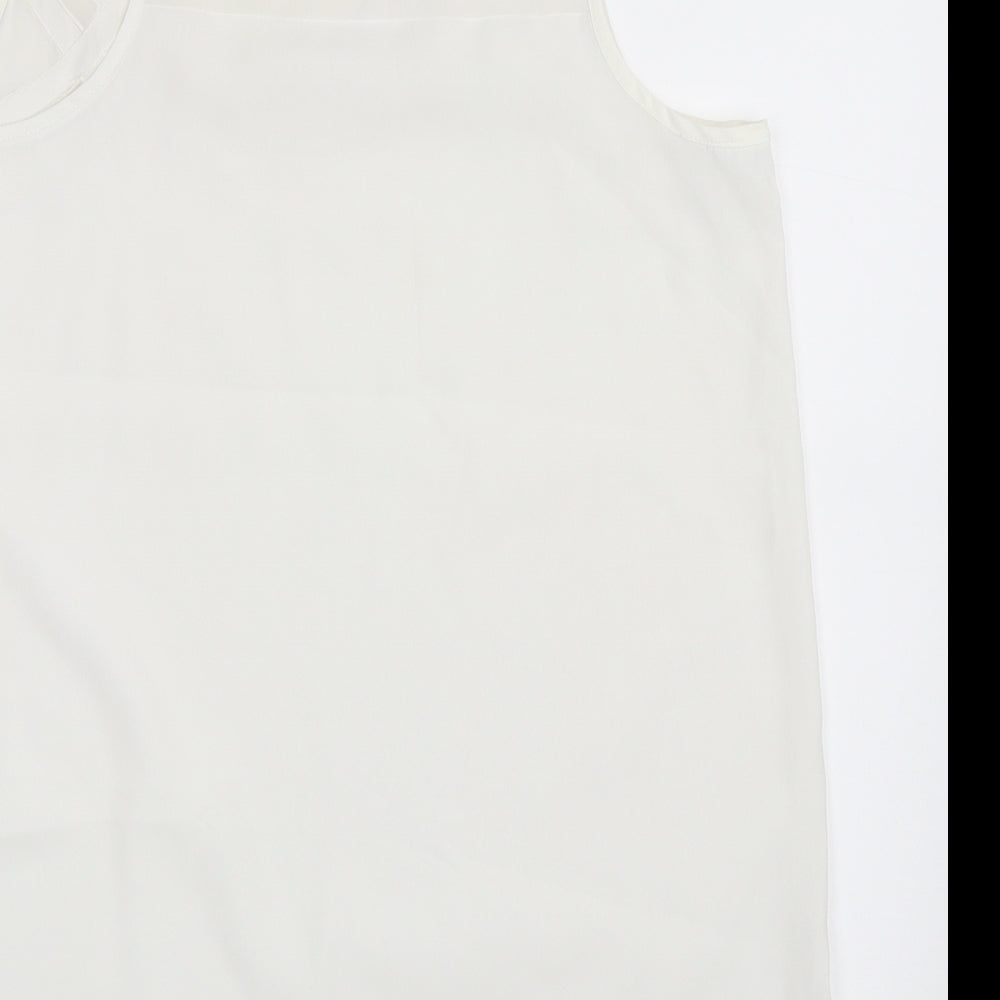 River Island Womens White Basic Blouse Size 10