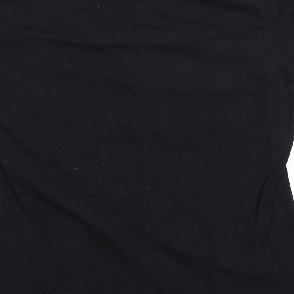 Fruit of the Loom Womens Black Basic T-Shirt Size 2XL